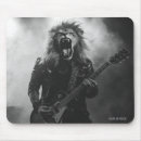 Recherche de musique rock tapis souris Noir et blanc