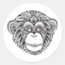 Recherche de zendoodle autocollants Singe