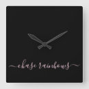 Recherche de rose noire horloges Rose et noir