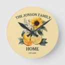 Recherche de de tournesol horloges Famille