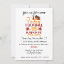 Recherche de football thanksgiving invitations Fête