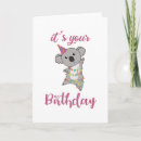 Recherche de heureux koala anniversaire cartes Parti