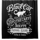 Recherche de chat noir rideaux douche Halloween