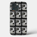 Recherche de chien noir et blanc iphone coques Moderne