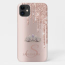 Recherche de couronne rose iphone coques Tiare