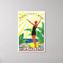 Recherche de côte impressions sur toile Rétro