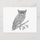 Recherche de zendoodle vœux cartes Chouette
