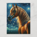 Recherche de cheval de nuit cartes postales Équin