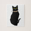 Recherche de chats noirs puzzles Dessin