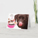 Recherche de laboratoire brun vœux cartes Labrador