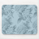 Recherche de roses vintages tapis souris Bleu