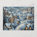 Recherche de village de neige cartes postales Ville