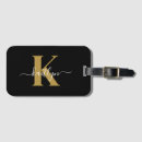 Recherche de monogramme bagages étiquettes Noir