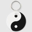 Recherche de symbole de yang yin porteclés Yinyang