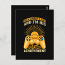 Recherche de gamer cartes postales Console