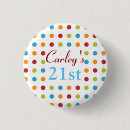 Recherche de pois badges Coloré
