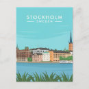 Recherche de aquarelle scandinave cartes postales Vintage