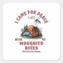 Recherche de moustiques autocollants Camping
