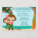 Recherche de hula baby shower invitations Plage