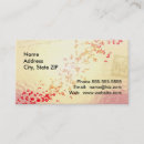 Recherche de conception de coeur cartes visite Printemps