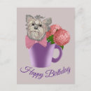 Recherche de yorkshire terrier anniversaire cartes Chiot