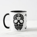 Recherche de los muertos tasses Noir et blanc