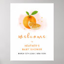 Recherche de baby shower orange posters Clémentine