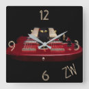 Recherche de guitare rouge horloges Musicien