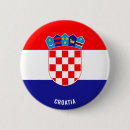 Recherche de drapeau croate badges Hrvatska