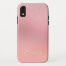 Recherche de paillettes iphone coques Rose doré