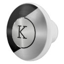 Recherche de métal boutons et poignées de porte Argent