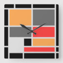 Recherche de piet mondrian horloges Mondriaan