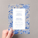 Recherche de asiatique vintage invitations Bleu
