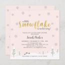 Recherche de gold baby shower fille invitations Rose