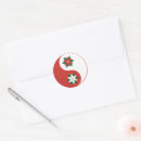 Recherche de ying et yang autocollants Blanc