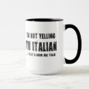 Recherche de italien drôle tasses Énonciations italiennes drôles