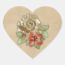 Recherche de coeur rouge fleur autocollants Pour eux