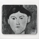 Recherche de modigliani tapis souris Portrait