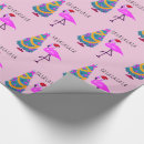 Recherche de arbre tropical papier cadeau Flamant