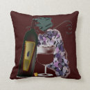 Recherche de bouteille coussins Rouge