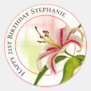 Recherche de stargazer lily autocollants Pour elle