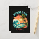 Recherche de plage waikiki cartes postales Paradis tropical