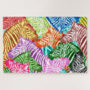Recherche de zèbre puzzles Animal