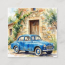 Recherche de voiture vintage cartes visite Rustique