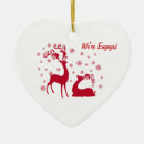 Recherche de flocon de neige rouge ornements Coeur