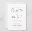 Recherche de gris blanc invitations Calligraphie