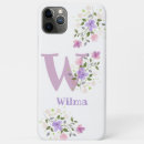 Recherche de lettre w iphone coques Floral
