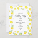 Recherche de motif de fruit invitations Vert
