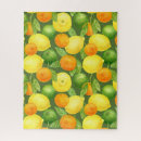 Recherche de citrons puzzles Aquarelle
