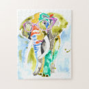 Recherche de éléphants puzzles Animal